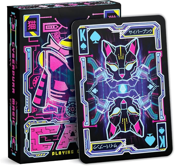 99FOX Cat Playing Cards for Adults Teens Men Friends Games Cool Deck