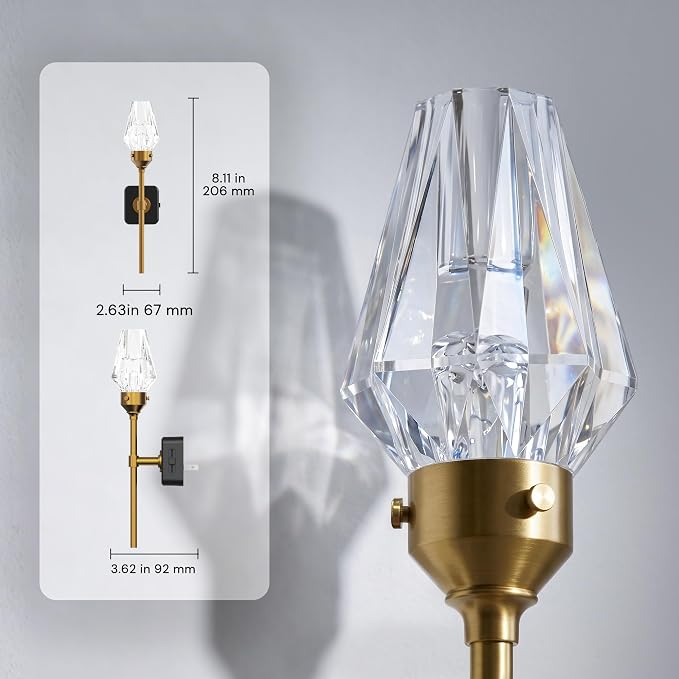 L LOHAS LED Night Light, 2 Pack Night Lights Plug into Wall | Automatic Night Lights Plug in with Auto Light Sensor, 0-100LM Adjustable Brightness Rotating Night Light for Bedroom Hallway