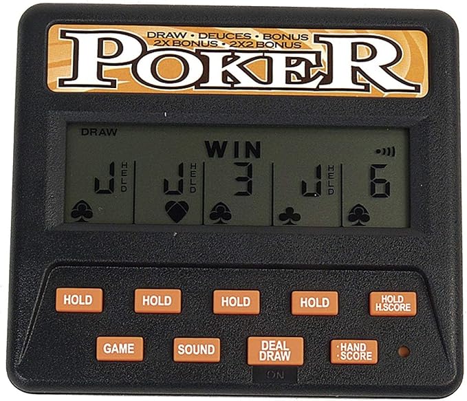 John N. Hansen Classic 5-in-1 Poker Electronic Games