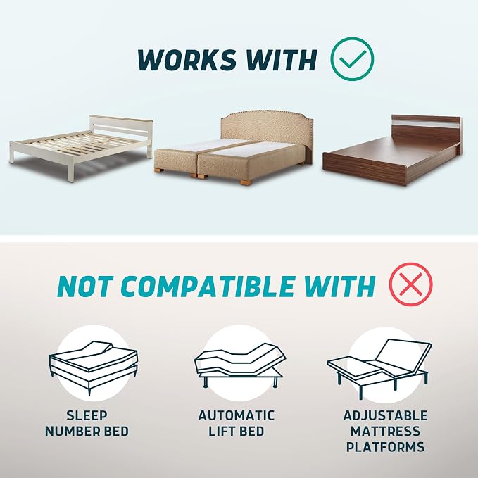 Lunderg Bed Assist Rail for Seniors with Motion Light & Non-Slip Grab Bar | Easy to Install Bed Rails for Elderly Adults Safety & Post-Surgery - Helps Reduce Falls & Support Independence