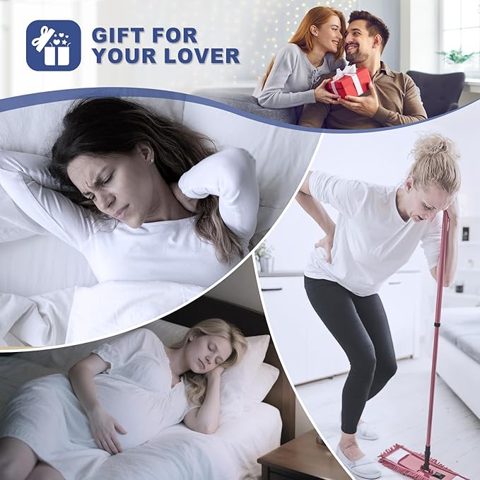 4PC Orthopedic Bed Wedge & BBL Surgery Pillow Set - Memory Foam Support for Buttocks/Back/Legs, Post Surgery Sleeping System with Adjustable Angles, Contains 2 Washable Pillowcases, Gray&White Grey