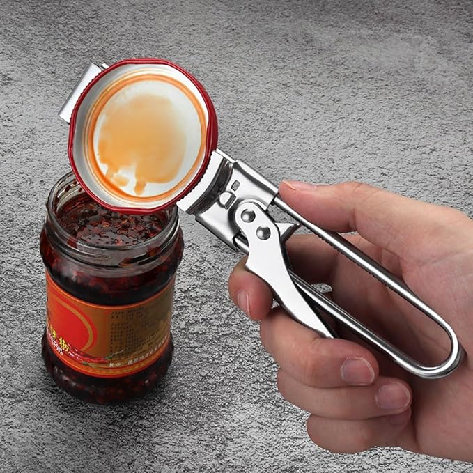 zengxiaoyun® Master Jar & Bottle Opener, Adjustable Multifunctional Stainless Steel Can Opener Jar Lid Gripper, Manual,Kitchen Accessories