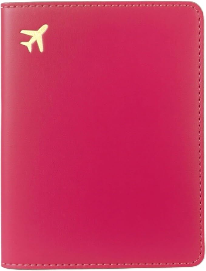 Passport Holder for Travel, RFID Blocking Waterproof PU Leather Travel Passport Cover Case Wallet