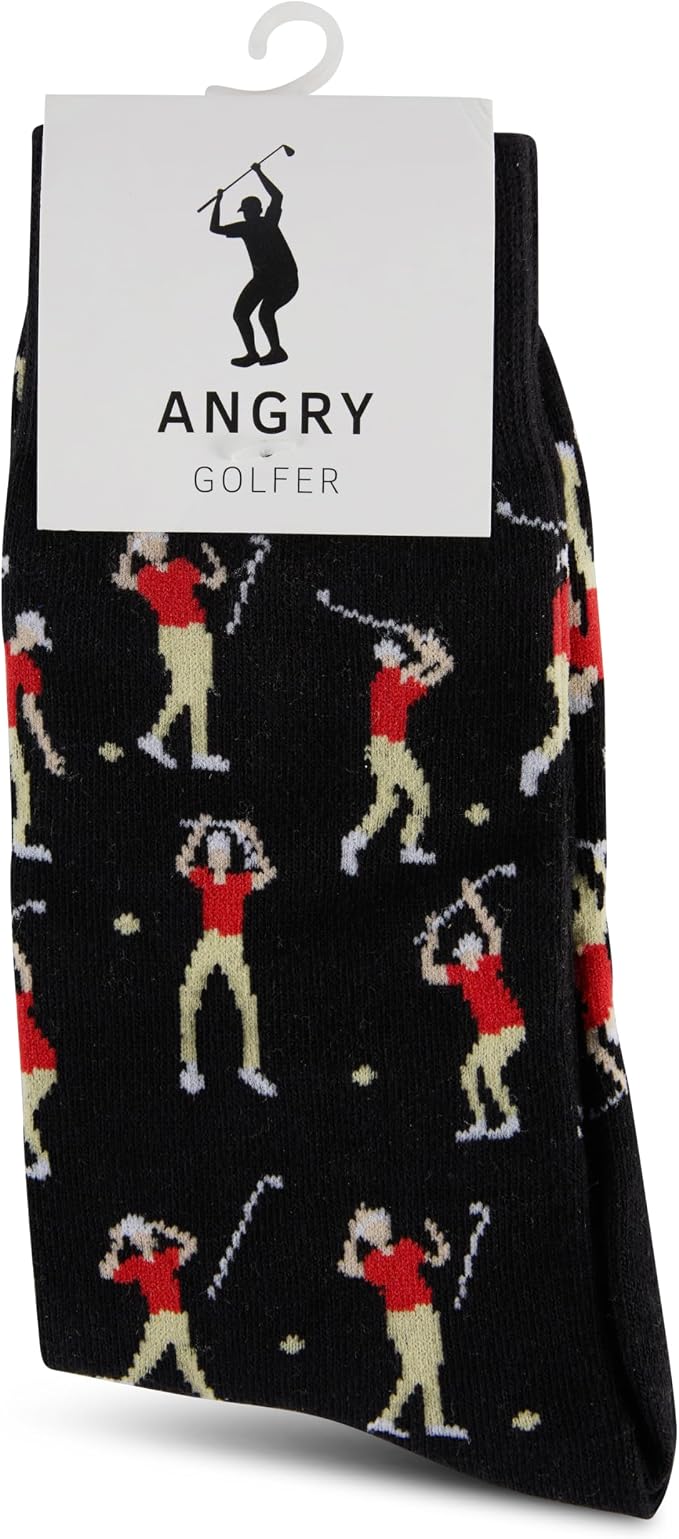 Funny Golf Socks For Men, Hilarious Golf Gift For Men, One Size 8-13