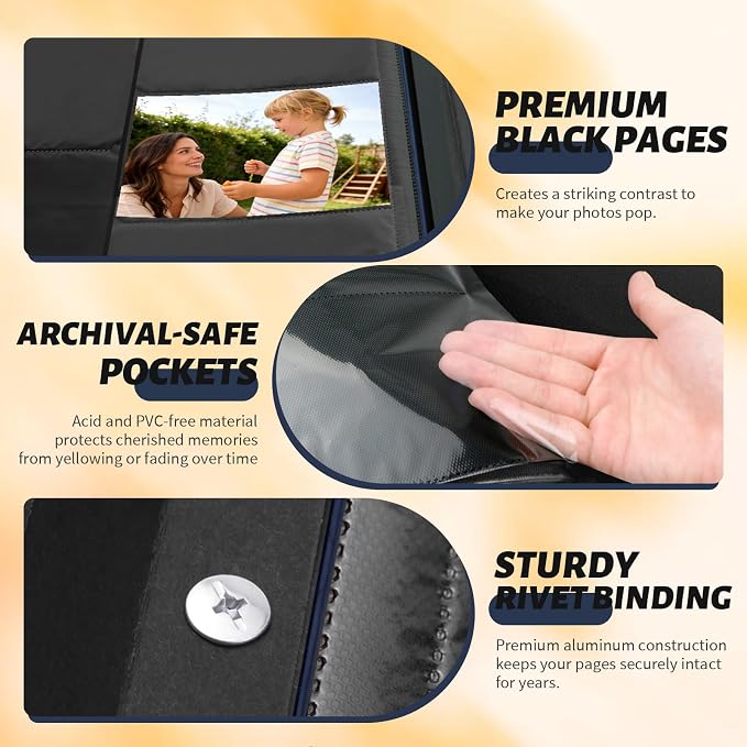 Photo Album 4x6 600 Pockets Slip In Extra Large Capacity | PU Leather Cover Picture Album Holds Horizontal & Vertical Photos for Family Wedding Baby Anniversary Christmas Gift