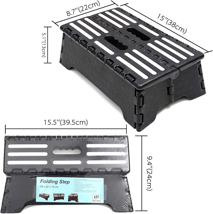 Half Steps for Seniors - Wide Step Stool Half Step Stair Climbing Aid,Wide Step Stool PlatformPlatform Step Safety Step Non-Slip Indoor and Outdoor