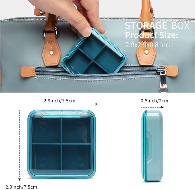 Storage Lock Box with Combination Lock, Lockable Medicine Storage Box, Empty First Aid Box, Security Lock Box, Multipurpose Locking Box for Home and Outdoor Use (Champagne, Medium)