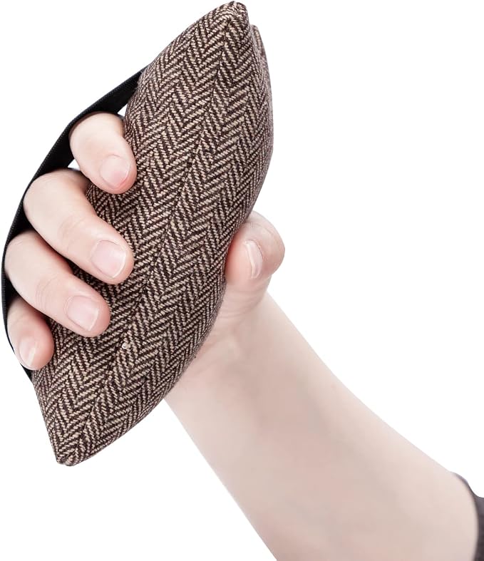 SWISSELITE Hand Contracture Cushion, Hand Grab Pad | Palm Grip with Elastic Band or Separator, Stroke Recovery, Help with Hand Rehabilitation
