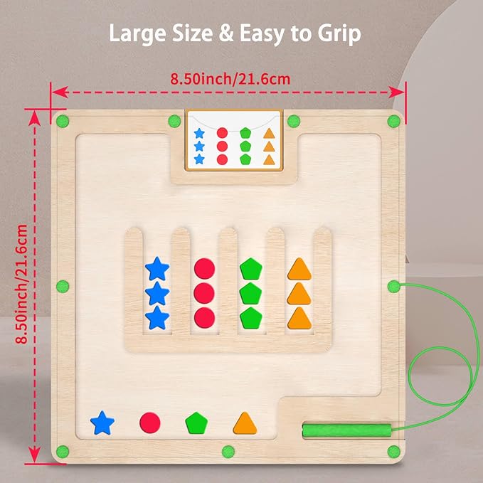 Sorting Board Matching Activity Memory Game for Dementia Activities for Seniors, Alzheimers Activities for Elderly with Dementia Products, Handheld Busy Boxes Gifts for Dementia Patients
