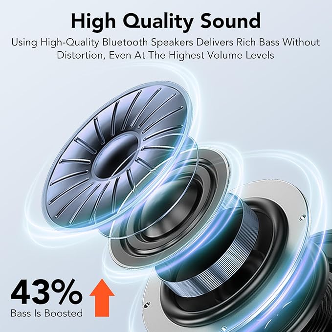 Foldable Phone Stand with Wireless Bluetooth Speaker and Anti-Slip Base, Birthday Gifts for Men/Women, Gadgets for Anniversary Idea Gift, Stocking Stuffers for Beloved