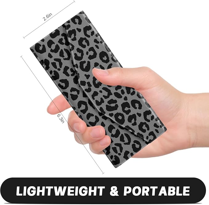 Sunglasses Case, Foldable Glasses Case, Magnetic PU Leather Hard Shell Folding Eyeglass Holder Box, Collapsible Unisex