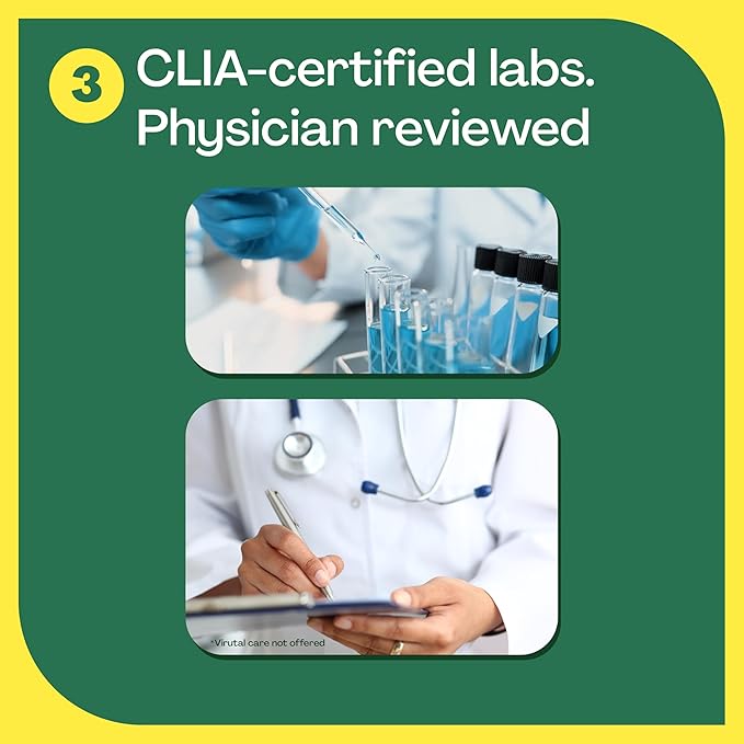 Everlywell Food Sensitivity Test - Learn How Your Body Responds to 96 Different Foods - at-Home Collection Kit - CLIA-Certified Labs - Ages 18 Plus