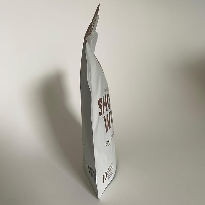 Super Fresh Shower Wipes Large Sandalwood Body Wipes for No Rinse Bathing Personal Hygiene Gym Travel or Camping Enriched with Aloe and Vitamin E 10 Individually Wrapped Disposable Sheets