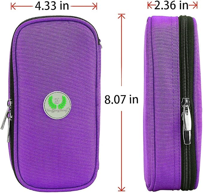 YOUSHARES Insulin Cooler Travel Case - TSA Approved Diabetic Medication Vial Cooling Bag with Ice Pack, Refrigerated Diabetes Supplies Organizer, GLP-1 Pen Medication Storage