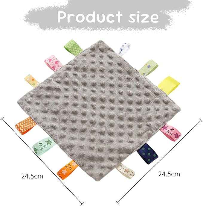 Fidget Blanket for Adults with Dementia,Autism Sensory Products,Sensory Mat for Senior,Activities for Alzheimers Patients,Gift for Dementia Patients,Sensory Toys for Autism (Gray (2 Pack))