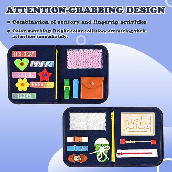 SOFWO Fidget Blanket for Adults with Dementia, Alzheimers Dementia Activities Products for Elderly and Seniors,Gift and Game for Alzheimer’s or Dementia.