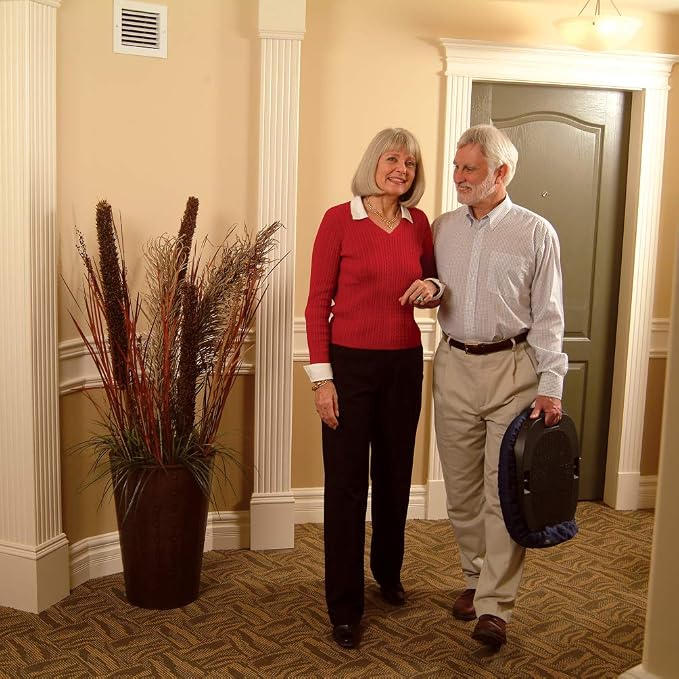 Carex Upeasy Seat Assist Plus - Portable Self-Powered Lifting Seat Cushion for Chairs, 70% Weight Support up to 340 lbs. - Lift Assist for Seniors and Mobility Support