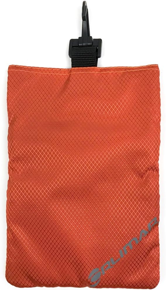 Orlimar Detachable Golf Accessory Pouch, 3 Zippered Pockets for Valuables and Golf Accessories, Clips to Your Golf Bag for Extra Storage and Easy Access.