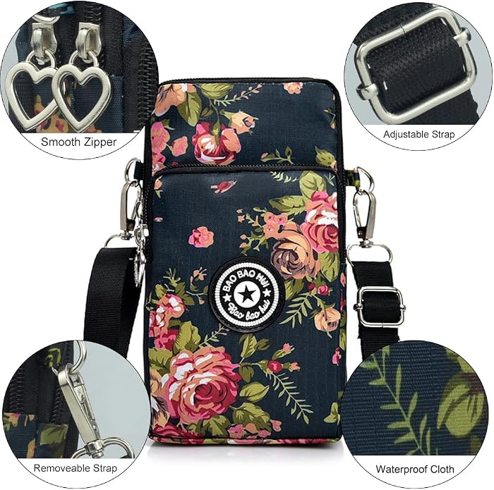 Small Crossbody Bags for Women Mini Cell Phone Purses Handbag Shoulder Bag