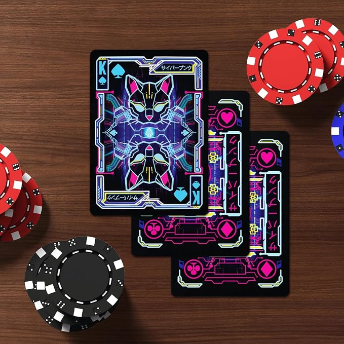 99FOX Cat Playing Cards for Adults Teens Men Friends Games Cool Deck