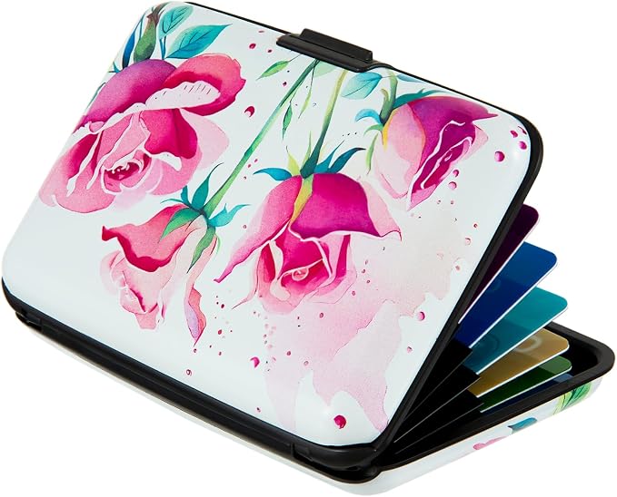 Credit Card Holder Small RFID Blocking Wallet Business Metal Slim Mini Aluminum Hard Case for Women Men