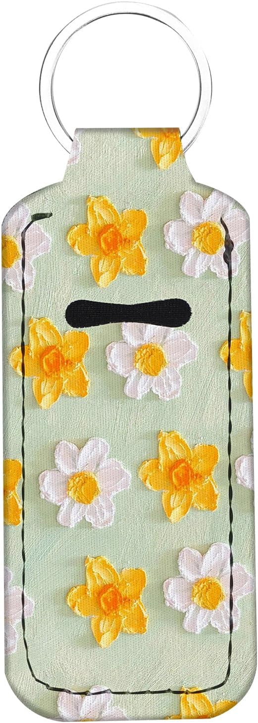 Chapstick Holder Keychain Lip Balm Holder with Clip