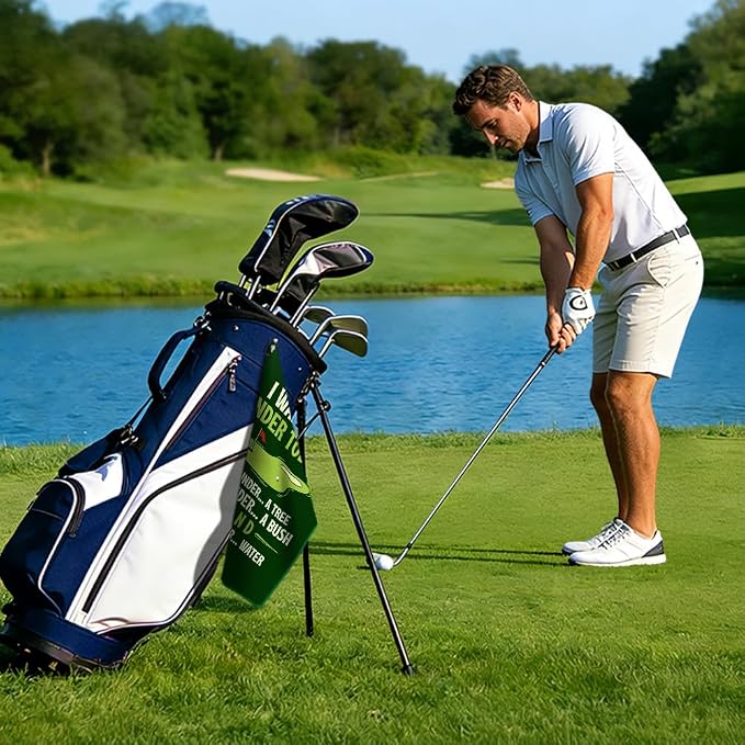I was One Under Today Golf Towel with Clip, Funny Golf Bag Accessories for Men, Golfing Accessories for Men Women, Birthday Retirement Gifts for Golfing Lover, Golfer Gifts for Father Grandpa