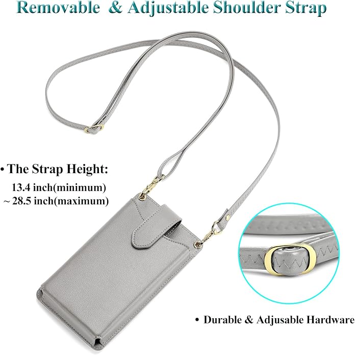 Peacocktion Small Crossbody Cell Phone Purse for Women, Lightweight Mini Small Crossbody Bags for Women with Card Slots