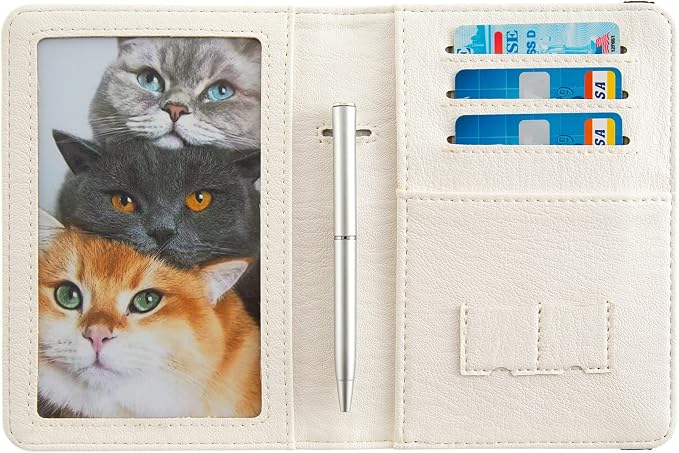 Passport Holder,Cute Passport Cover,Travel Wallet with Credit Card Slots Rfid passport Wallet Waterproof Documents Organizer Women Men (Mushrooms)