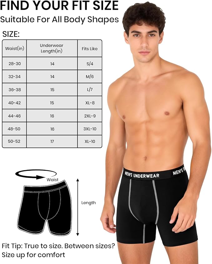 Men's Incontinence Underwear, 100ML Absorb Leakproof Boxer Brief | With Upgraded Fast-Absorbing Core, Washable Reusable Cotton Incontinence Briefs for Men, Bladder Leak Protection 3 Pack/M
