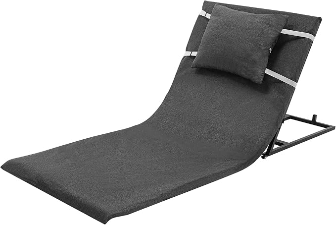Electric Lifting Backrest for Bed, Adjustable Power Lifting Backrest for Elderly Patient Injured, Assist Elderly to Get Out of Bed Easily, Sit-up Back Rest Chair for Neck Lumbar Back Support (Grey)