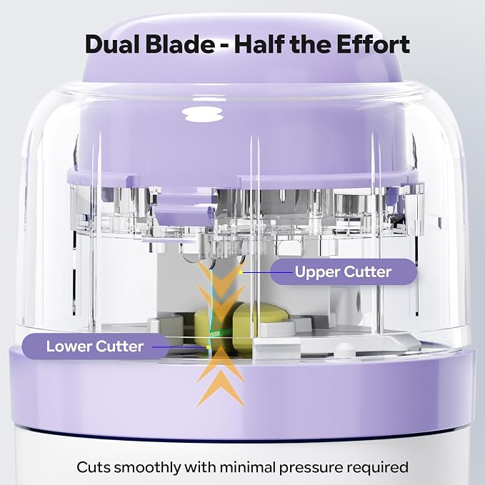 Pill Cutter 1/4 – Adjustable Cutter for Tiny to Large Tablets, Dual Blade Design for Accurate Quarter Cutting, Built-in Box, Senior-Friendly, Travel Use
