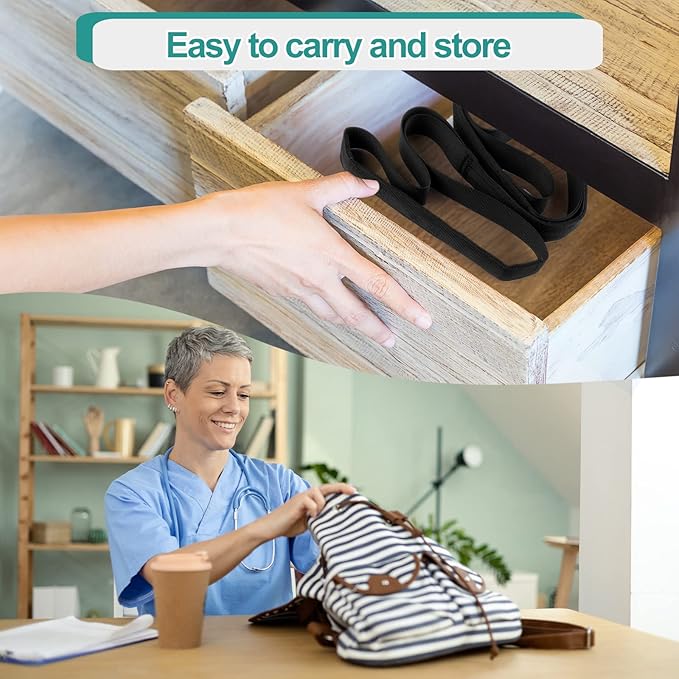 42 Inch Long Leg Lifter,Leg Strap with Large Foot Loop,Leg Lifter After Hip Replacement for Hip Kit for Seniors,Knee Replacement Recovery Aids