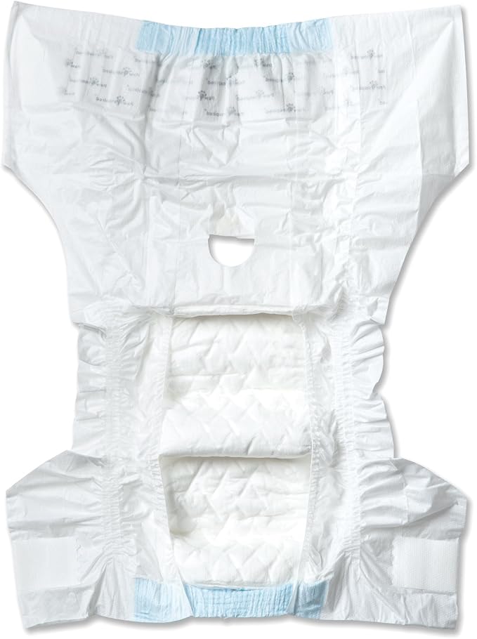 Paw Inspired Disposable Female Dog Diapers, Small Size, 144 Count | Ultra Protection, Adjustable Fasteners, Comfortable Fit, Leakproof Core, For Dogs in Heat, Excitable Urination, Incontinence