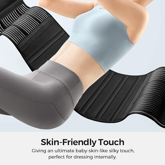 Freetoo Back Braces for Lower Back Pain Relief with 6 Stays, Breathable Back Support Belt for Men/Women for work, Anti-skid lumbar support belt with 16-hole Mesh for sciatica,plus size(XXL)