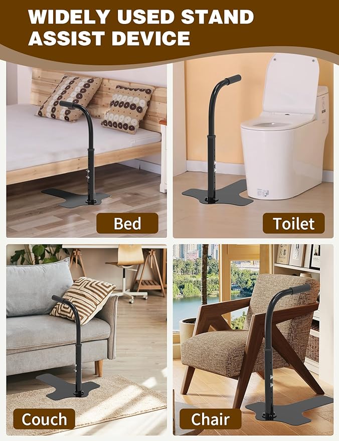 yeezoo Couch Stand Assist for Elderly,Adjustable Height Lift Stand Assist with Non-Slip Handle,Stand Assist for Couch,Sofa or Chair(300LBs Capacity)