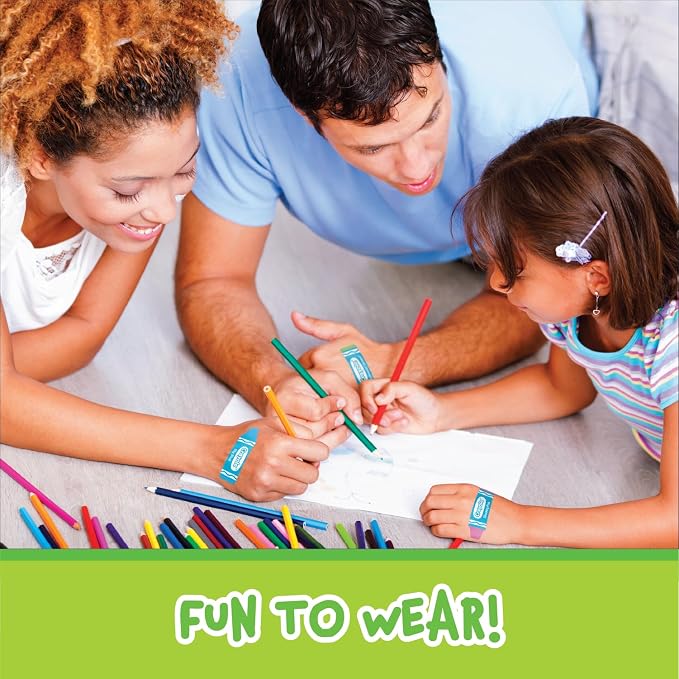 Crayola Shaped Neon Antibacterial Bandages for Kids, 100 CT - Adhesive Bandages for Minor Cuts, Scrapes, & Burns. Great Stocking Stuffer or White Elephant Gift