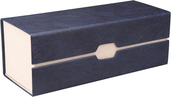 LifeArt Eyeglass Case Hard Shell, Portable Sunglass Case, Fashionable PU Leather Eyeglass Case, Lightweight