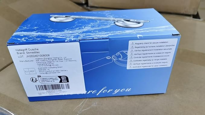 Suction Grab Bar for Shower Bathtub: Upgraded Heavy Duty Non-Slip Grip Handle with Strong Suction Cup for Bathroom Wall, Max Load 269LBS Safety Bar for Elderly Senior (Grey, 17 inches)