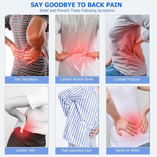 TESETON Back Brace for Lower Back Pain Men Women,Lumbar Support Belt with 3-Layer Adjustable Straps,Breathable Mesh for Herniated Disc,Sciatica,Scoliosis WT05-XL