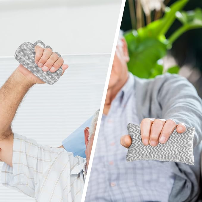 SWISSELITE Hand Contracture Cushion, Hand Grab Pad | Palm Grip with Elastic Band or Separator, Stroke Recovery, Help with Hand Rehabilitation