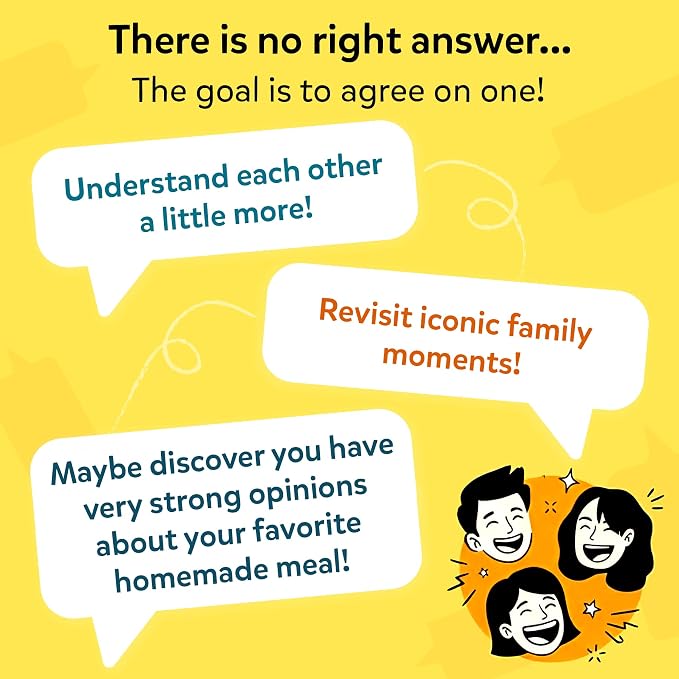 Family Banter Card Game – Fun Conversation Game for Family Game Night | Interactive & Hilarious Card Game with 148 Question Cards, Travel Game for Kids, Teens & Adults, Ages 8, 9, 10 & Up