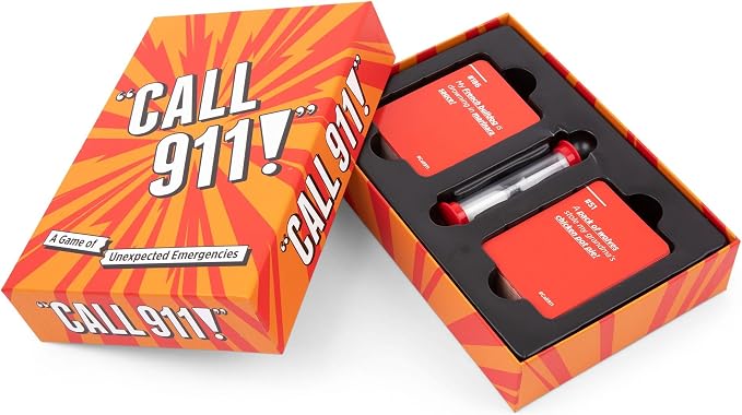 DSS Games Call 911! A Family Card Game of Unexpected Emergencies | Ages 12+