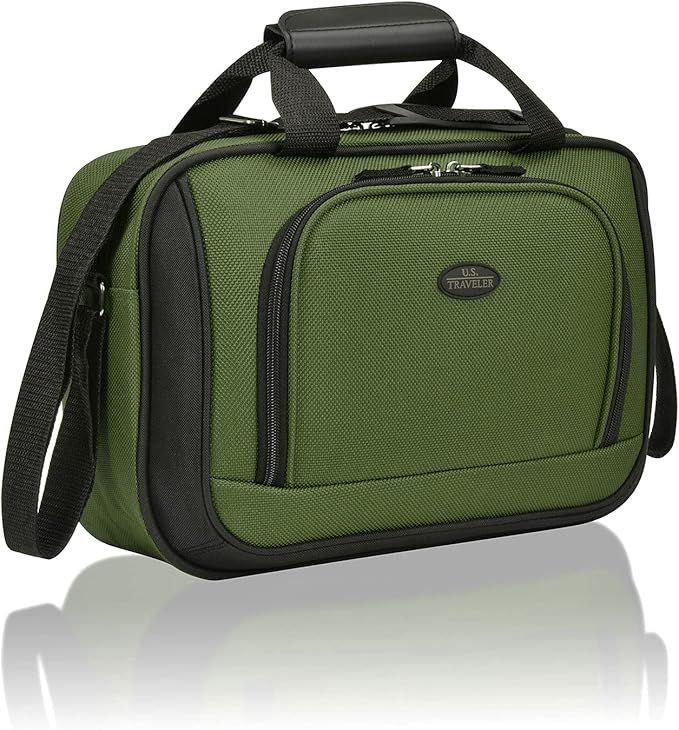 U.S. Traveler Rio 14" Travel Tote Bag, Lightweight 1200D Carry-On Bag for Women & Men