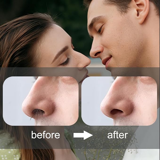 Nose Hair Trimmer for Men Women Professional, Durable Metal Body, Safe Painless Ear Nose Trimmer Shaver Clipper, Compact Portable Rechargeable USB C
