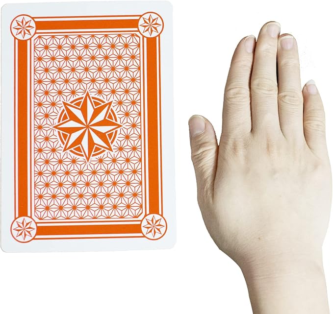 SUUJI Large Playing Cards Jumbo Deck, 5x7 Inch Giant Poker Super Big Game Card Set Oversized Bridge Playing Cards Huge Magic Poker for Family Party Fun