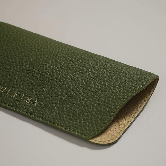 OLETHA Aesthetic Soft Glasses Case, Slip-in Design