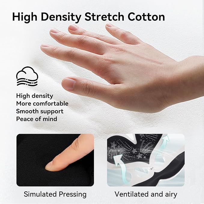 BKT Ergonomic Seat Cushion - Lumbar Support Pillow for Office Chair & Floor | Premium upgraded materials for long sitting. Comfort for students, nursing mothers, office workers and outdoor fishing trips