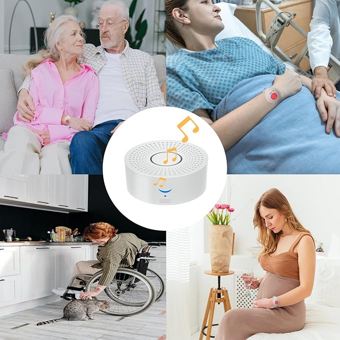 WiFi Caregiver Pager Call Button Wireless Nurse Alert Call Bell Emergency Alert Pager at Home for Elderly Patients