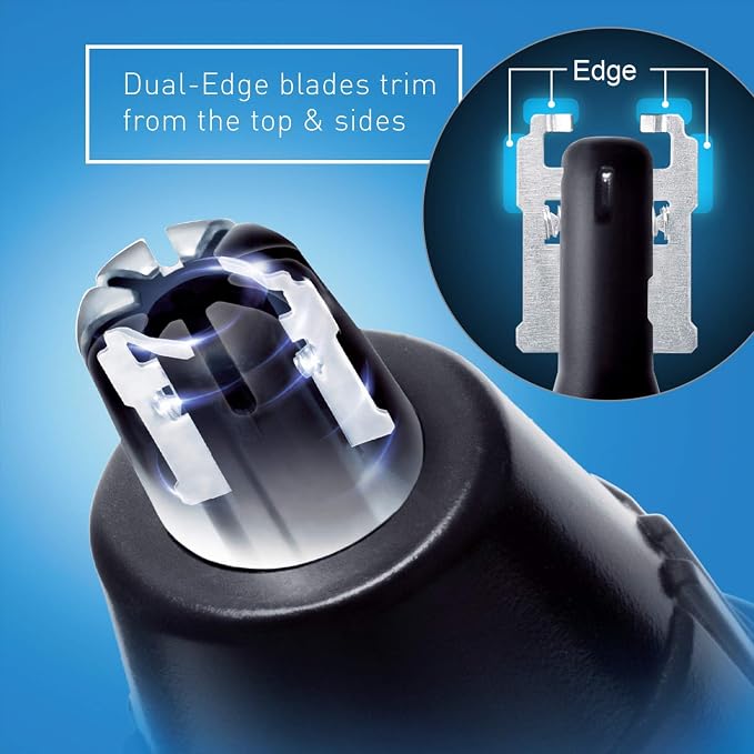 Panasonic Men’s Ear and Nose Hair Trimmer,Wet Dry Hypoallergenic Dual Edge Blade - ER-GN30-H,(Pack of 5)
